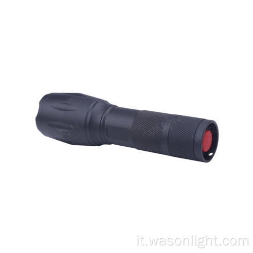 Logo personalizzato Focustable all&#39;ingrosso Vendita calda A100 Torcia tattica più potente LED LED 1000 Lumen Flashlight